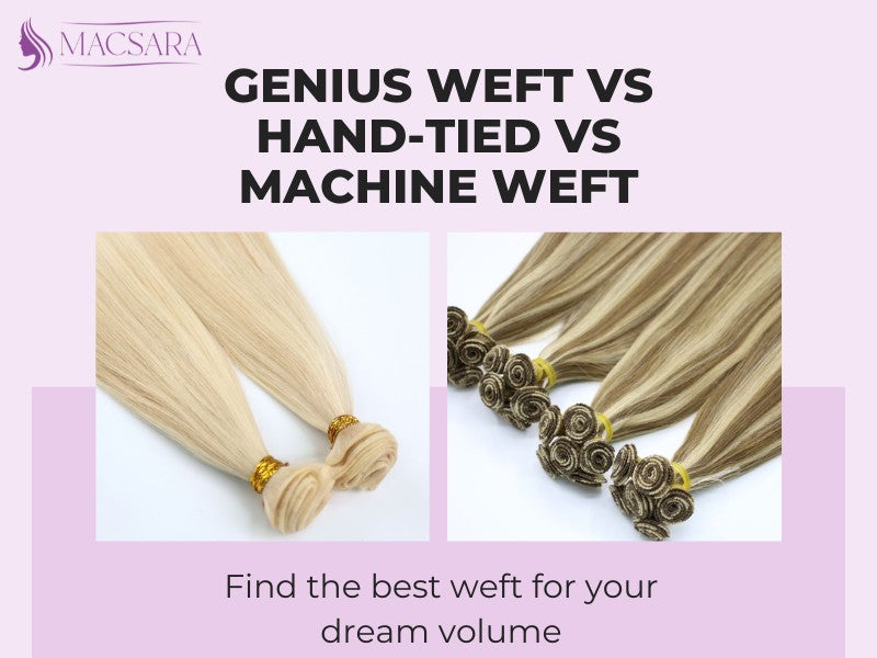 Genius weft vs hand tied vs machine weft