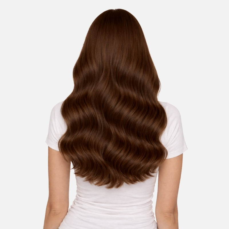 Dark Brown (2) Halo Hair Extensions (100g-120g)