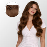 Dark Brown (2) Halo Hair Extensions (100g-120g)