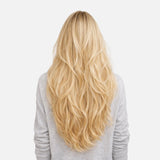 Light Blonde (9C) Flat Tip Hair Extensions (50g - 100g)