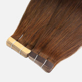 Dark Brown (2) Tape-In Hair Extensions (50g - 100g)