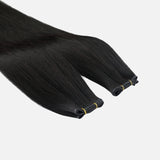 Natural Black (1B) Genius Weft Hair Extensions (50g - 100g)