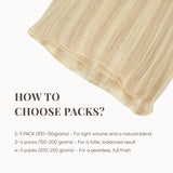 Light Blonde Highlights (9C+60C) Genius Weft Hair Extensions (50g - 100g)