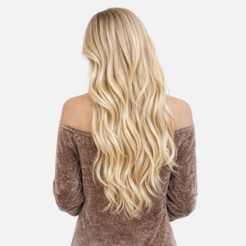 Light Blonde Highlights (9C+60C) Genius Weft Hair Extensions (50g - 100g)