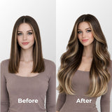 Caramel Blonde Balayage (1A/1A+3Q+9C) I-Tip Hair Extensions (50g-100g)