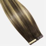 Caramel Blonde Balayage (1A/1A+3Q+9C) Tape-In Hair Extensions (50g - 100g)