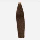 Chocolate Brown (2Q) Tape-In Hair Extensions (50g - 100g)