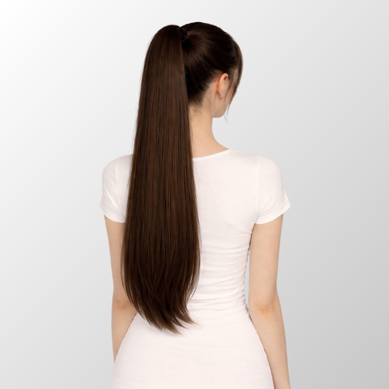 Chocolate Brown (2Q) Ponytail Hair Extensions (100g-120g)