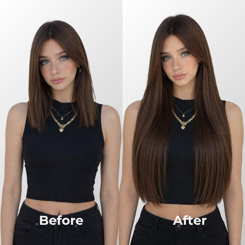 Chocolate Brown (2Q) Seamless Clip-In (100g-130g-160g)