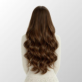 Dark Brown Balayage (2/2+6) I-Tip Hair Extensions (50g-100g)