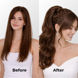 Dark Brown (2) Ponytail Hair Extensions (100g-120g)