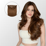 Dark Brown (2) Seamless Clip-In (100g-130g-160g)