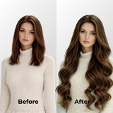Dark Brown Balayage (2/2+6) I-Tip Hair Extensions (50g-100g)