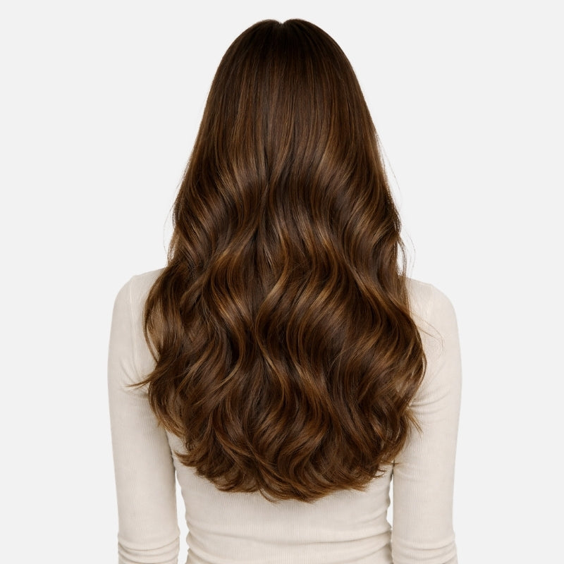 Dark Brown Balayage (2/2+6) Tape-In Hair Extensions (50g - 100g)