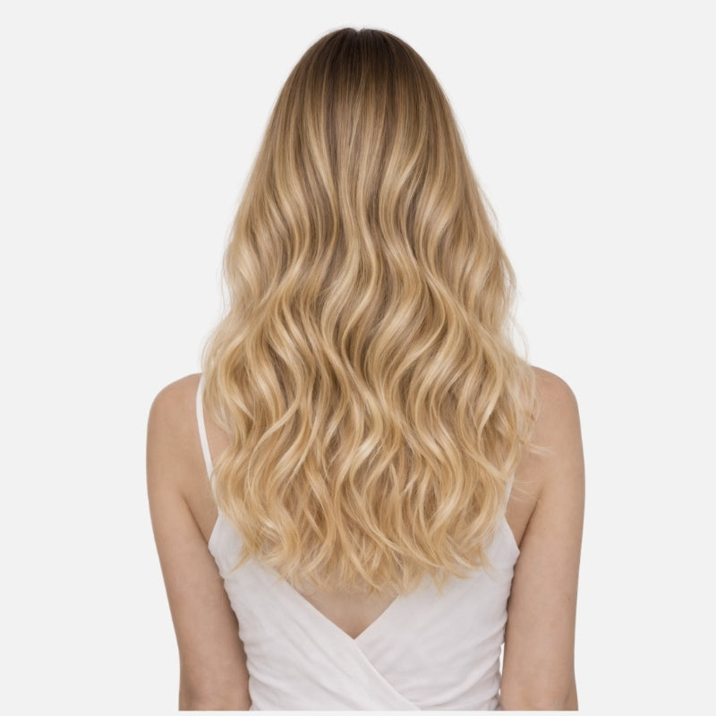 Dirty Blonde Highlights (5Q+22) Tape-In Hair Extensions (50g - 100g)