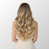 Golden Blonde Highlights (60C+6.2) Classic Clip-In Hair Extensions (150g-170g)