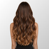 Honey Blonde Balayage (1A/1A+4Q) Classic Clip-In Hair Extensions (150g-170g)