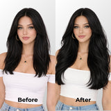 Jet Black (1) Full Clip-In Hair Extensions (180g-220g)