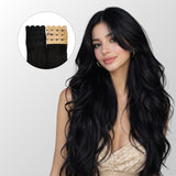 Jet Black (1) Mini Tape In Hair Extensions (50g - 100g)