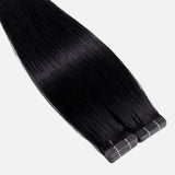Jet Black (1) Tape-In Hair Extensions (50g - 100g)
