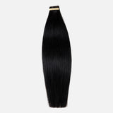 Jet Black (1) Tape-In Hair Extensions (50g - 100g)
