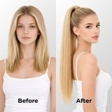 Light Blonde (613) Ponytail Hair Extensions (100g-120g)