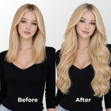 Light Blonde (9C) Classic Clip-In Hair Extensions (150g-170g)