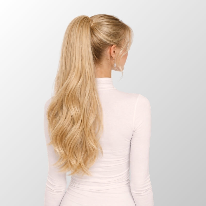 Light Blonde (9C) Ponytail Hair Extensions (100g-120g)