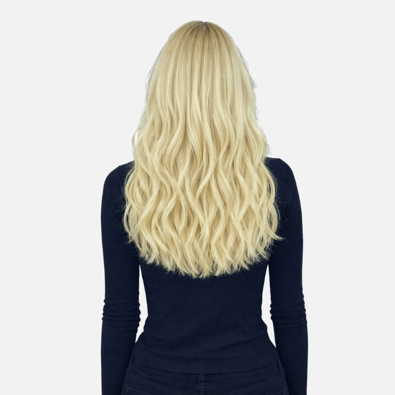 Light Blonde Highlights (9C+60C) Full Clip-In Hair Extensions (180g-220g)