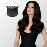 Natural Black (1B) Seamless Clip-In (100g-130g-160g)