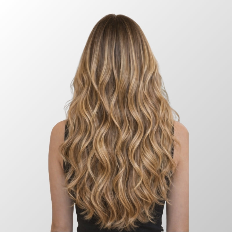 Natural Blonde Balayage (6.2/6C+60C) Classic Clip-In Hair Extensions (150g-170g)