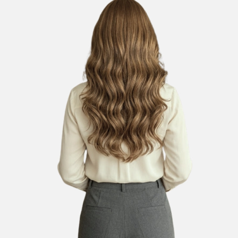 Honey Blonde Balayage (1A/1A+4Q) Seamless Clip-In (100g-130g-160g)