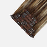 Caramel Blonde Balayage (1A/1A+3Q+9C) Classic Clip-In Hair Extensions (150g-170g)