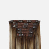 Caramel Blonde Balayage (1A/1A+3Q+9C) Classic Clip-In Hair Extensions (150g-170g)
