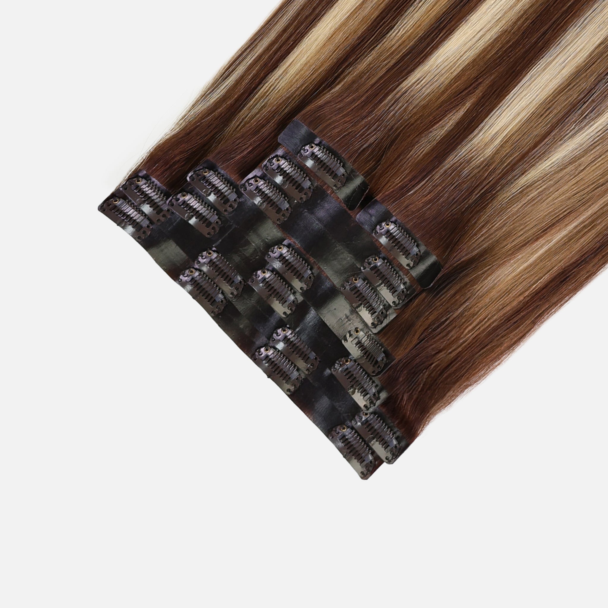 Caramel Blonde Balayage (1A/1A+3Q+9C) Seamless Clip-In (100g-130g-160g)