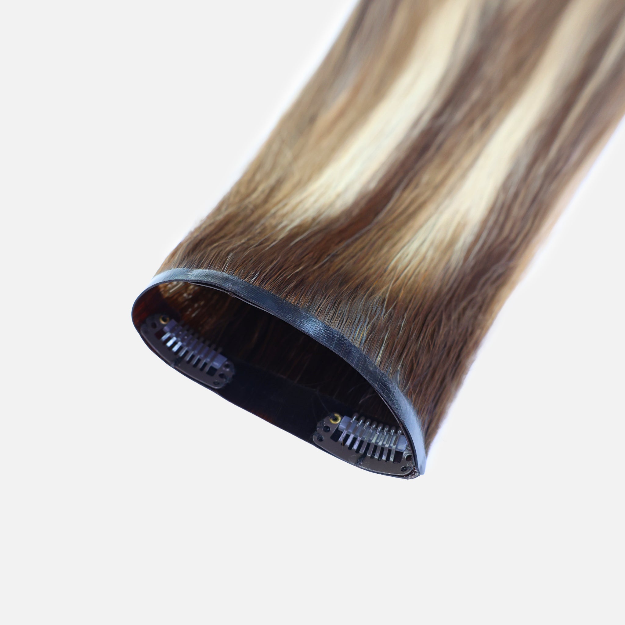 Caramel Blonde Balayage (1A/1A+3Q+9C) Seamless Clip-In (100g-130g-160g)