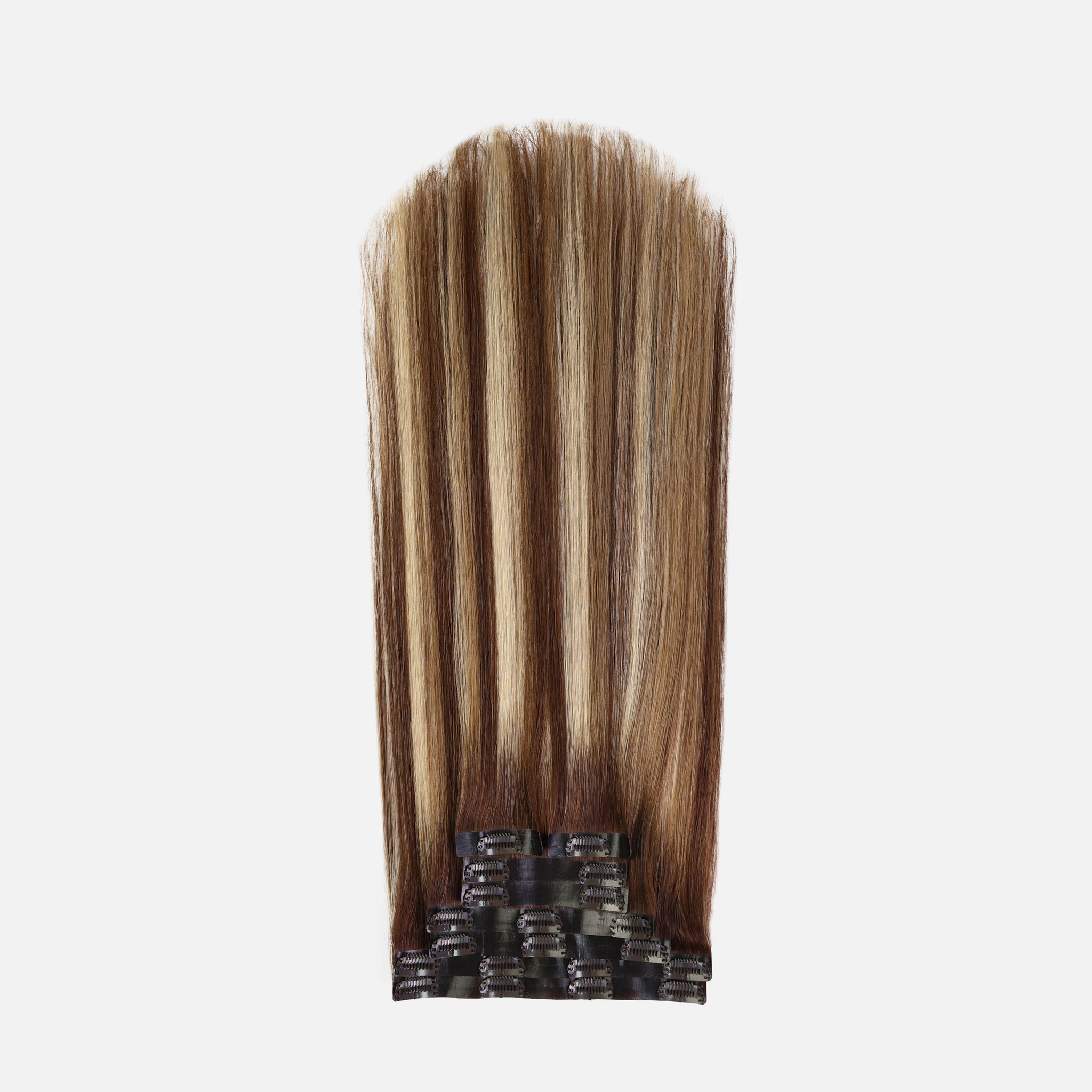 Caramel Blonde Balayage (1A/1A+3Q+9C) Seamless Clip-In (100g-130g-160g)