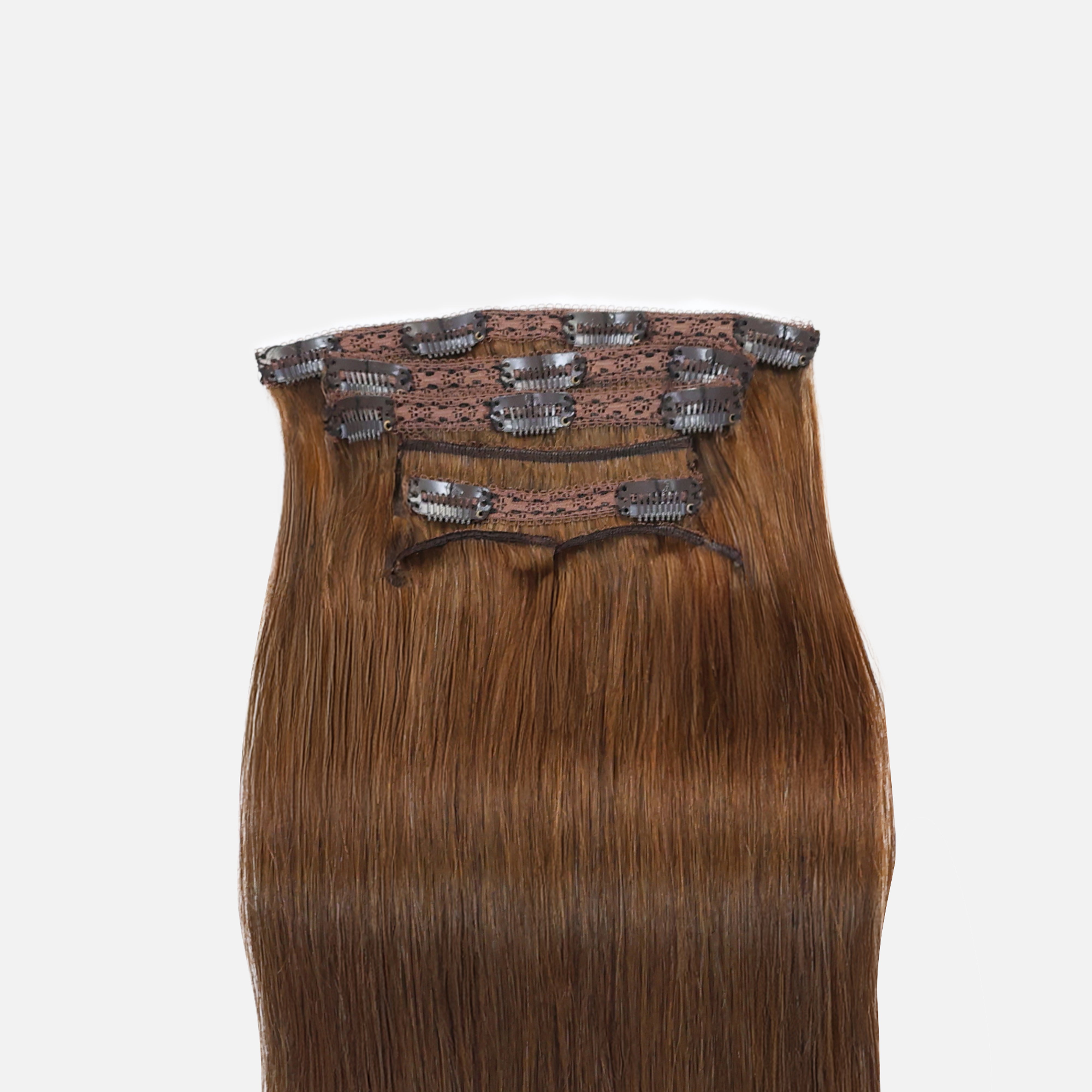 Chocolate Brown (2Q) Classic Clip-In Hair Extensions (120g-140g)