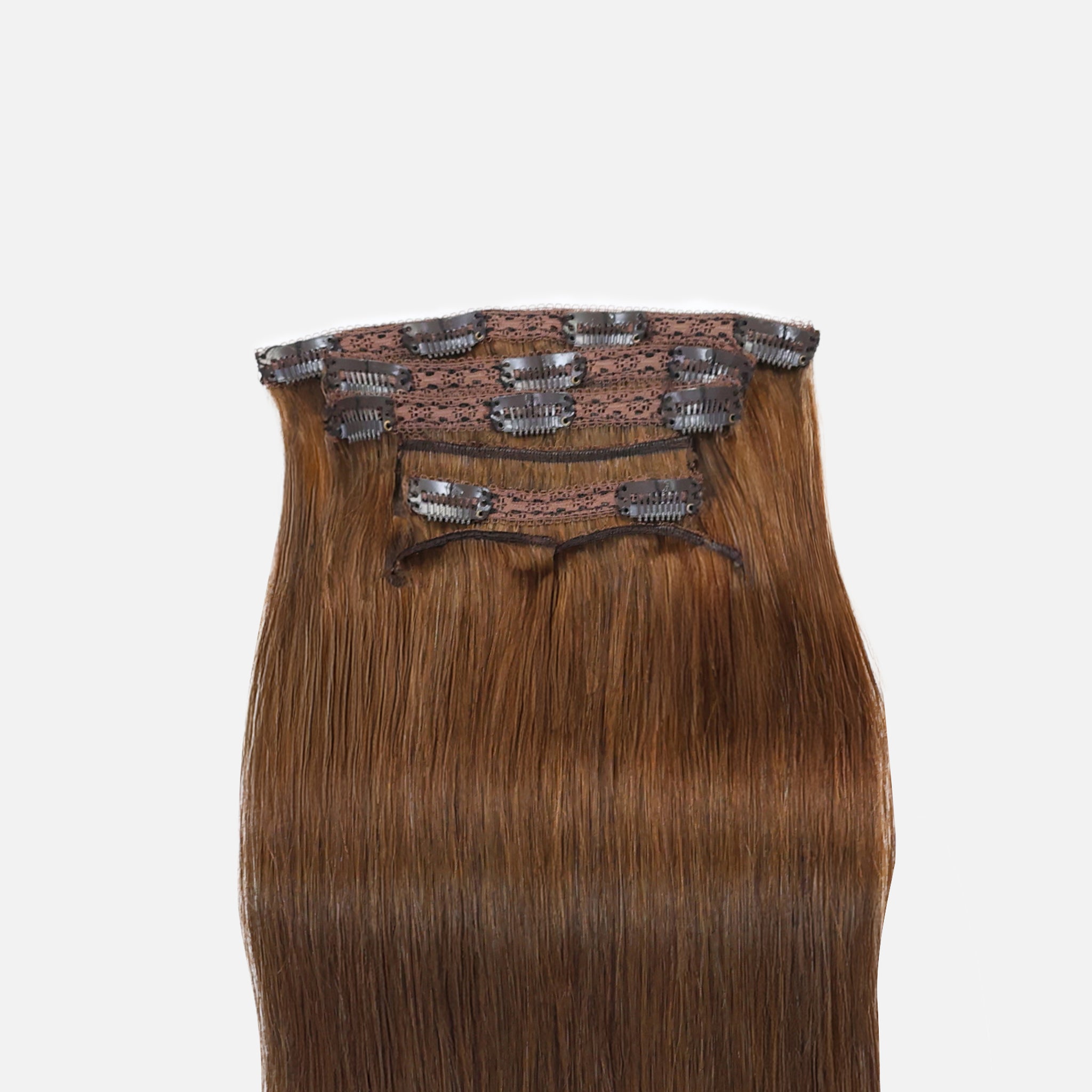 Chocolate Brown (2Q) Classic Clip-In Hair Extensions (120g-140g)
