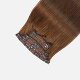 Chocolate Brown (2Q) Classic Clip-In Hair Extensions (150g-170g)