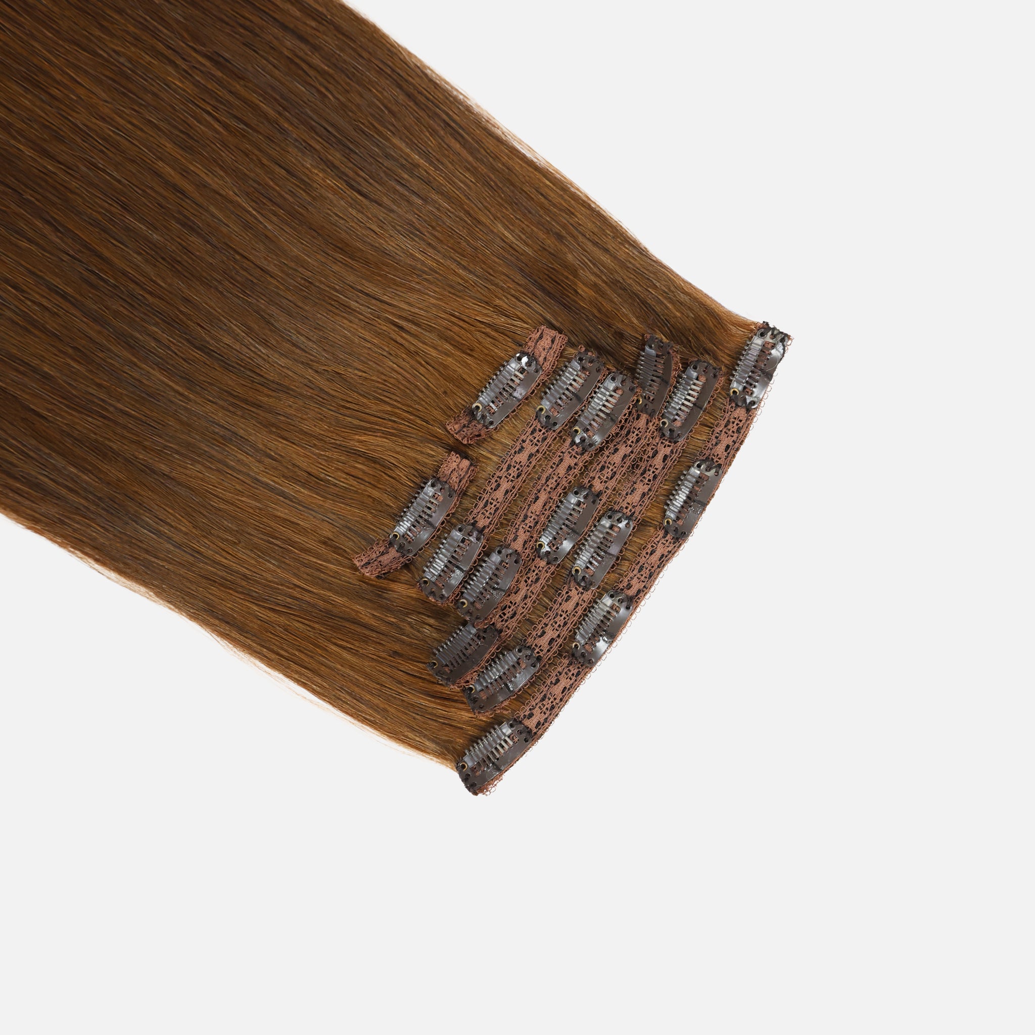 Chocolate Brown (2Q) Classic Clip-In Hair Extensions (120g-140g)