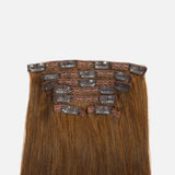 Chocolate Brown (2Q) Classic Clip-In Hair Extensions (150g-170g)