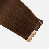 Chocolate Brown (2Q) Mini Tape In Hair Extensions (50g - 100g)