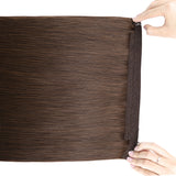 Dark Brown (2) Halo Hair Extensions (100g-120g)