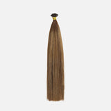 Dark Brown Balayage (2/2+6) Flat Tip Hair Extensions (50g - 100g)