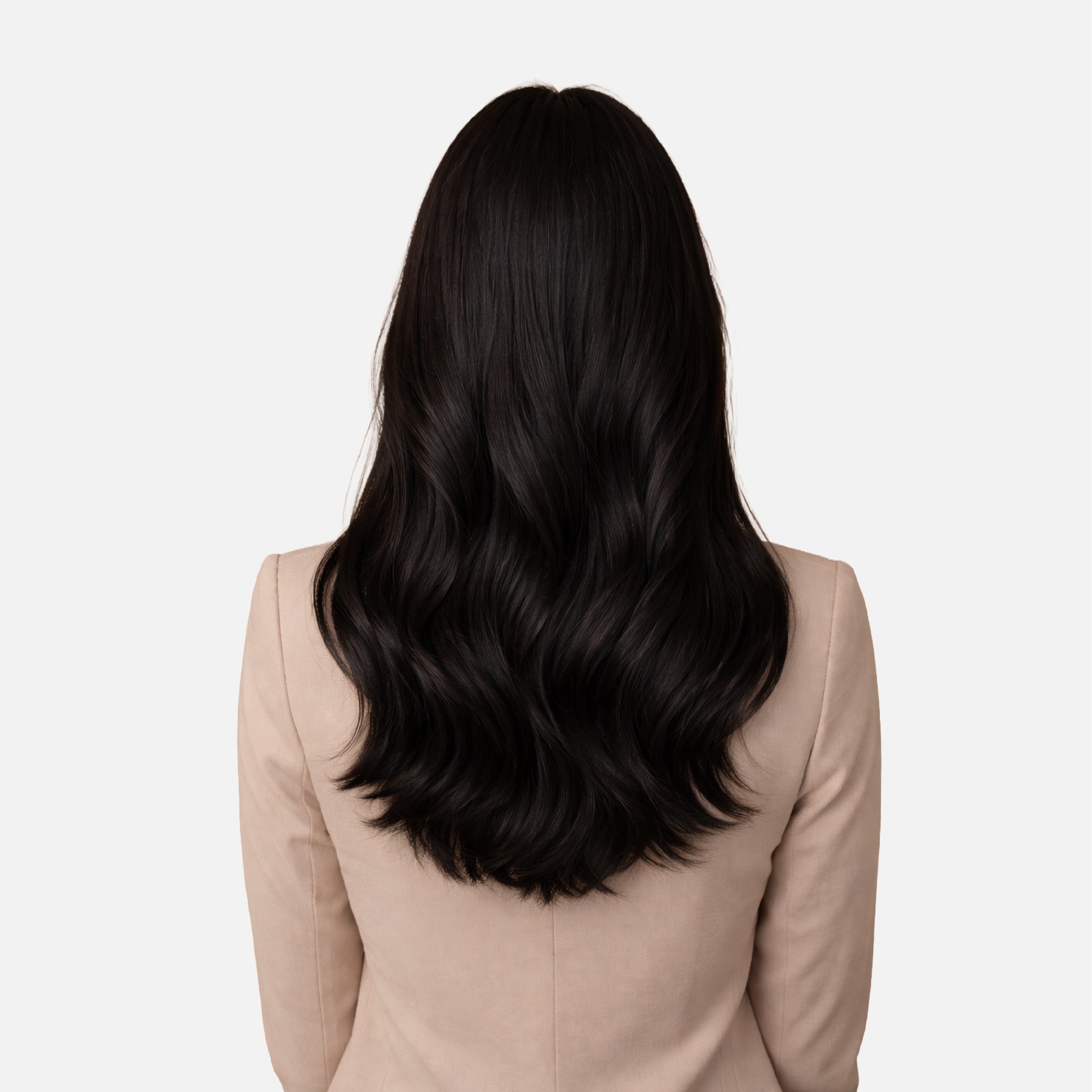 Jet Black (1) Flat Tip Hair Extensions (50g - 100g)