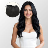 Jet Black (1) Genius Weft Hair Extensions (50g - 100g)