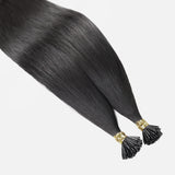 Jet Black (1) I-Tip Hair Extensions (50g-100g)