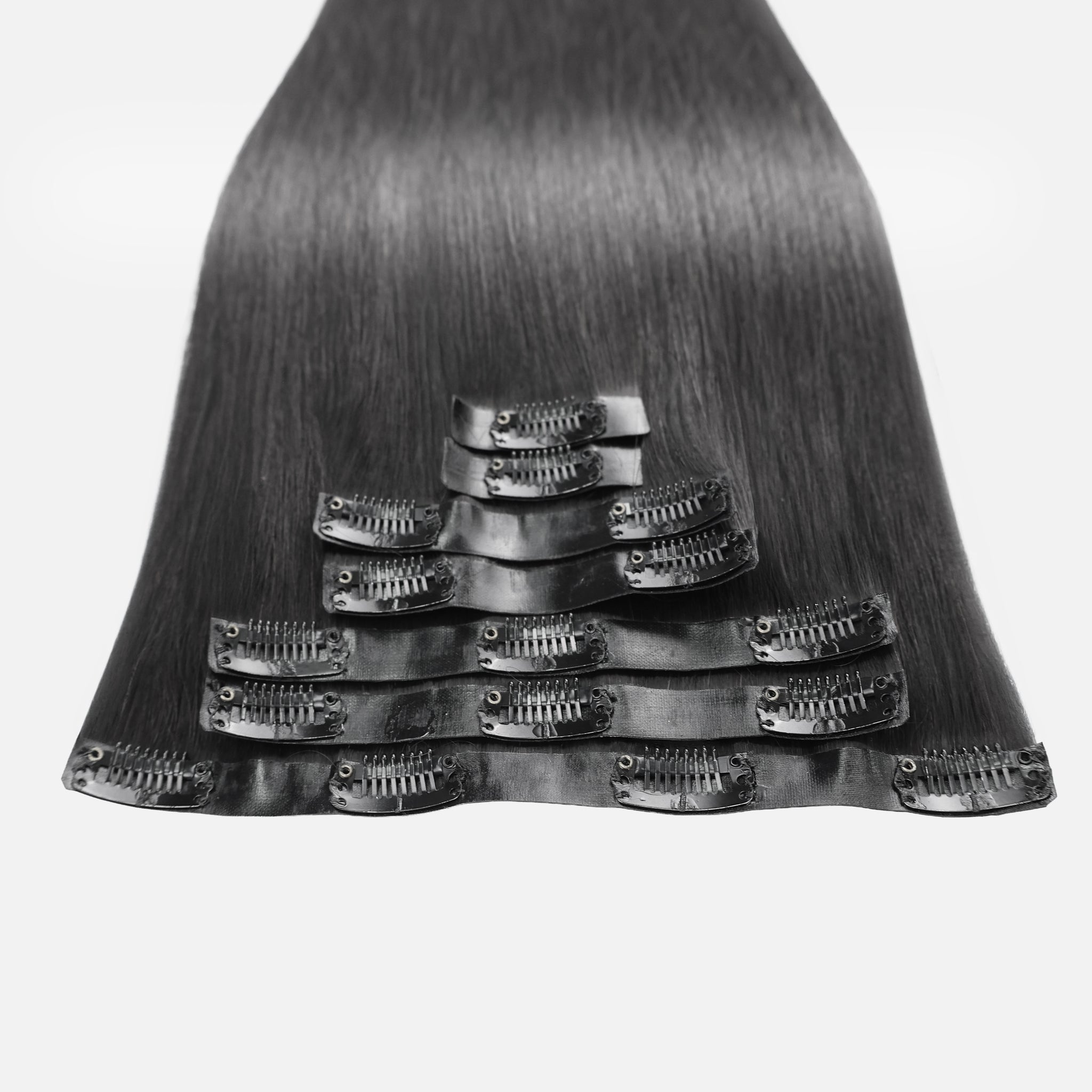 Jet Black (1) Seamless Clip-In (100g-130g-160g)
