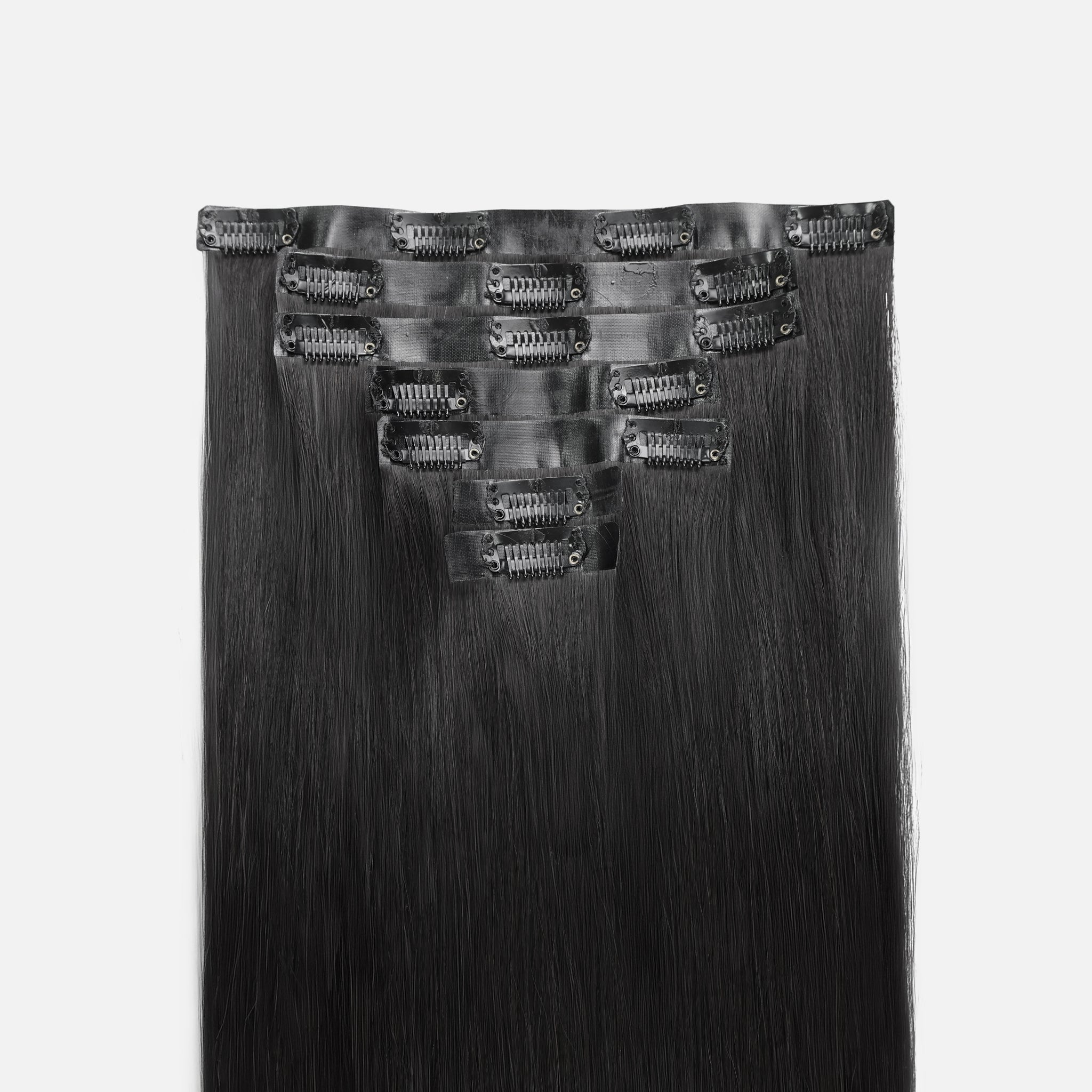Jet Black (1) Seamless Clip-In (100g-130g-160g)